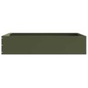 VidaXL Krawężnik do trawnika 6 pcs Zielony oliwkowy 60 x 60 x 13 cm