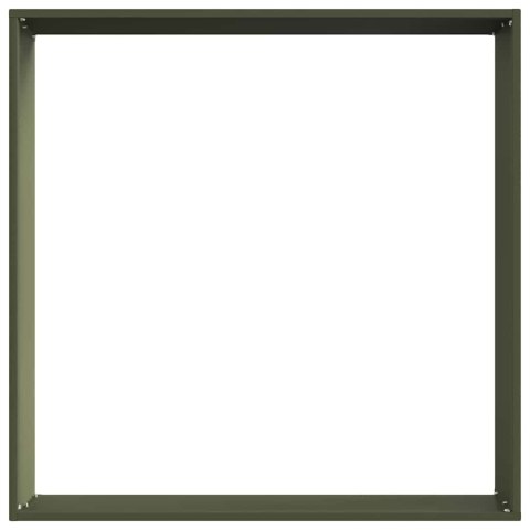 VidaXL Krawężnik do trawnika 6 pcs Zielony oliwkowy 60 x 60 x 13 cm