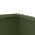 VidaXL Krawężnik do trawnika 6 pcs Zielony oliwkowy 60 x 60 x 13 cm