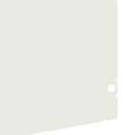 VidaXL Obrzeża trawnikowe 10 pcs Biały 103 x 0,05 x 22 cm Stal