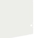 VidaXL Obrzeża trawnikowe 10 pcs Biały 103 x 0,05 x 22 cm Stal