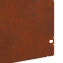 VidaXL Obrzeża trawnikowe 10 pcs Rdzawy 103 x 0,05 x 22 cm