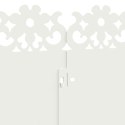 VidaXL Obrzeża trawnikowe 20 pcs Biały 103 x 0,05 x 22 cm Stal
