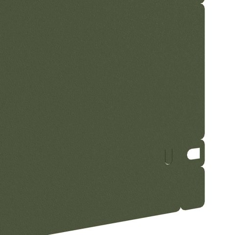 VidaXL Obrzeża trawnikowe 20 pcs Zielony oliwkowy 103 x 0,05 x 22 cm