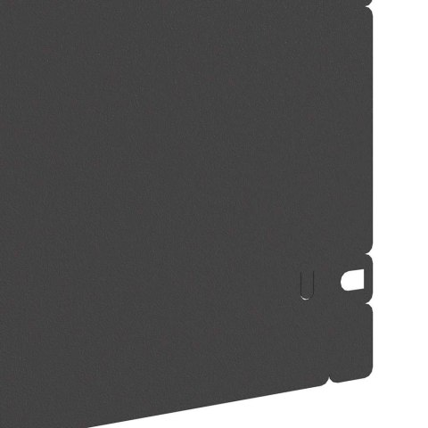 VidaXL Obrzeża trawnikowe 30 pcs Czarny 103 x 0,05 x 22 cm Stal