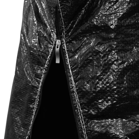 POKROWCE NA PARASOLE OGRODOWE 2 SZT Z ZAMKIEM PE 200CM