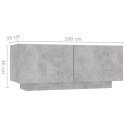 SZAFKA NOCNA SZARY BETON 100X35X40CM