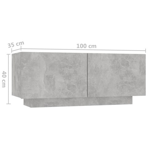 SZAFKA NOCNA SZARY BETON 100X35X40CM