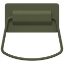 VidaXL Uchwyty do szafek 12 pcs Zielony oliwkowy 85 x 45 mm Metal