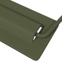 VidaXL Uchwyty do szafek 12 pcs Zielony oliwkowy 85 x 45 mm Metal