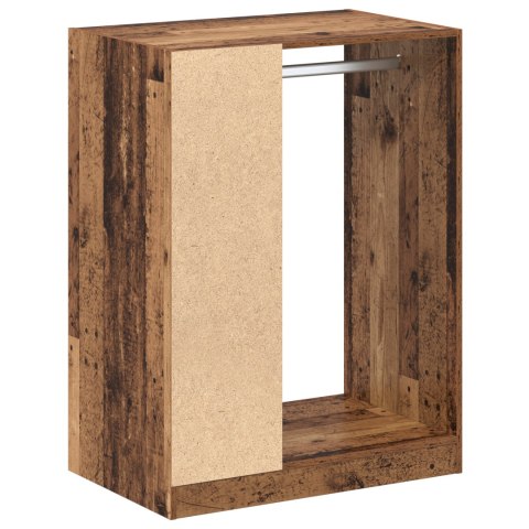 VidaXL Garderoba z półką Stare drewno 77 x 48 x 102 cm