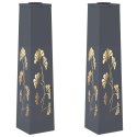 VidaXL Słoneczna LED lampa na ścieżkę 2 pcs Antracyt