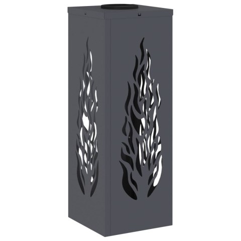 VidaXL Słoneczna LED lampa na ścieżkę 2 pcs Antracyt