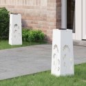 VidaXL Słoneczna LED lampa na ścieżkę 2 pcs Biały