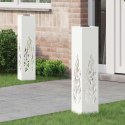 VidaXL Słoneczna LED lampa na ścieżkę 2 pcs Biały