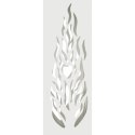 VidaXL Słoneczna LED lampa na ścieżkę 2 pcs Biały