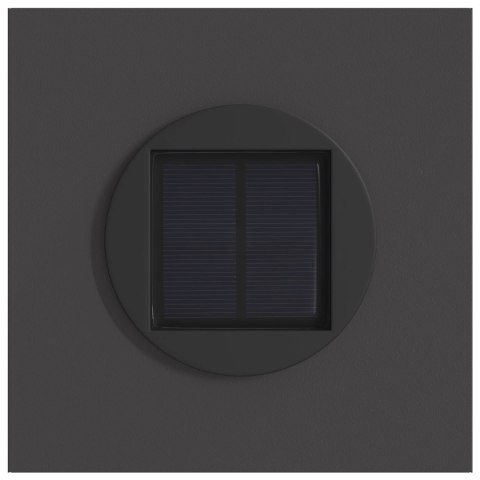 VidaXL Słoneczna LED lampa na ścieżkę 2 pcs Czarny