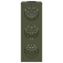 VidaXL Słoneczna LED lampa na ścieżkę 2 pcs Zielony oliwkowy