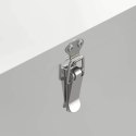 VidaXL Karmnik dla kur 2 pcs Srebrny 32,5 x 20,5 x 43 cm