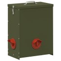 VidaXL Karmnik dla kur 2 pcs Zielony oliwkowy 32,5 x 20,5 x 43 cm