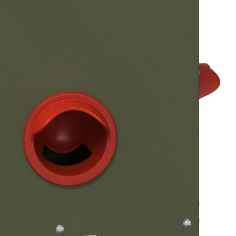 VidaXL Karmnik dla kur 2 pcs Zielony oliwkowy 40,5 x 25 x 38 cm