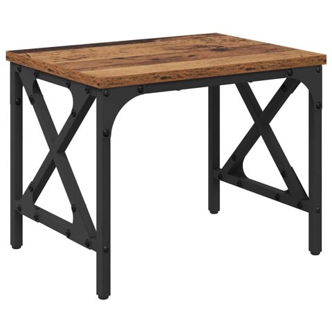 STOJAK NA DRUKARKĘ Z REGULACJĄ STARE DREWNO 40X30X31CM LOFT