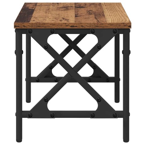 STOJAK NA DRUKARKĘ Z REGULACJĄ STARE DREWNO 40X30X31CM LOFT