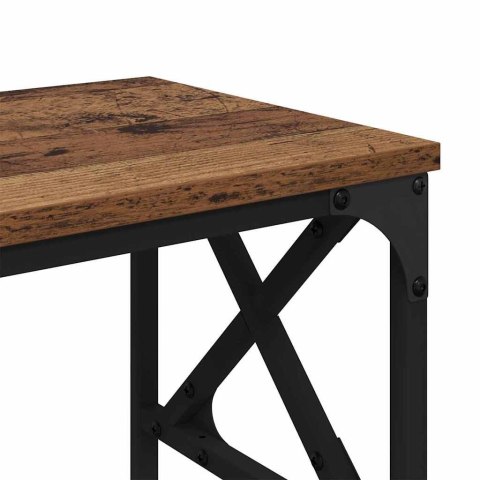 STOJAK NA DRUKARKĘ Z REGULACJĄ STARE DREWNO 40X30X31CM LOFT