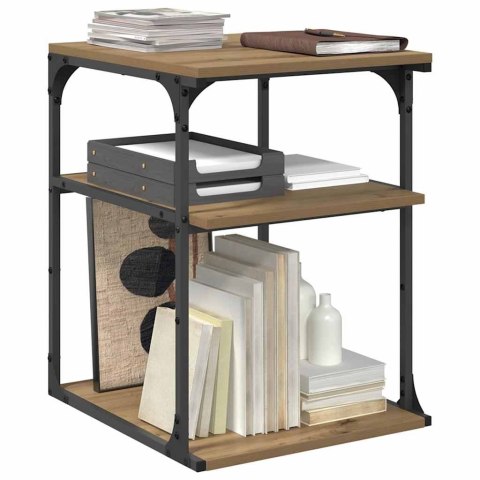 VidaXL Stojak na drukarkę Dąb rzemieślniczy 43 x 48 x 64 cm