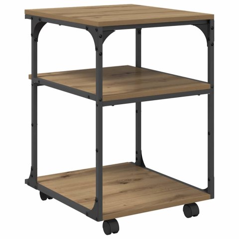 VidaXL Stojak na drukarkę Dąb rzemieślniczy 43 x 48 x 64 cm