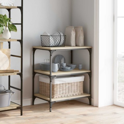 VidaXL Wózek Kuchenny Dąb Sonoma 60 x 41 x 76 cm