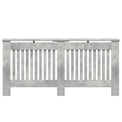 VidaXL Pokrywa Grzejnika Betonowy szary 172 x 19 x 81,5 cm
