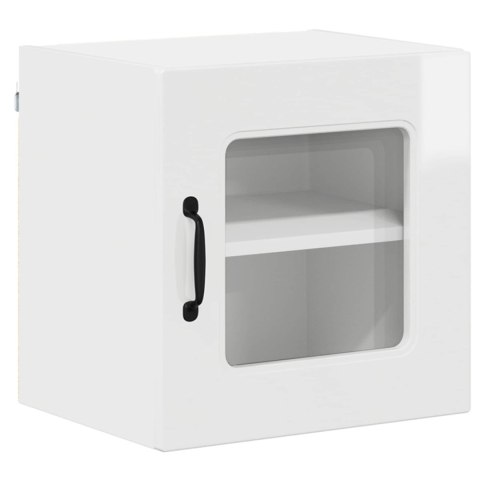 VidaXL Front do zmywarki Kalmar 2 pcs Wysoki połysk biały