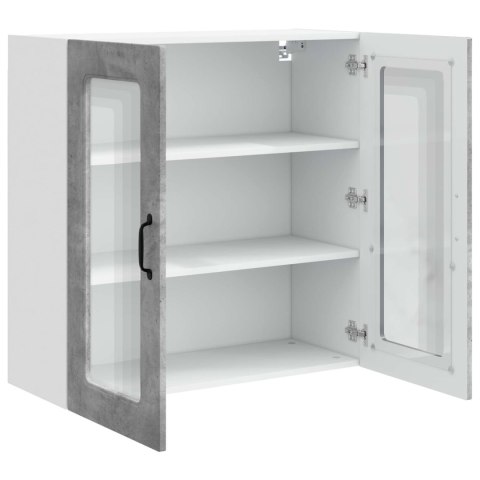 VidaXL Front do zmywarki Kalmar Betonowy szary 80 x 31 x 80 cm