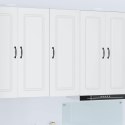 VidaXL Front do zmywarki Kalmar Biały 40 x 31 x 100 cm