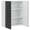 VidaXL Front do zmywarki Kalmar Czarny 80 x 31 x 100 cm