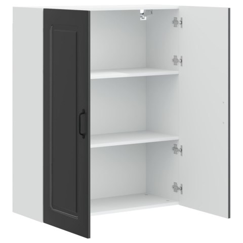 VidaXL Front do zmywarki Kalmar Czarny 80 x 31 x 100 cm