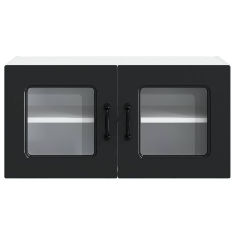 VidaXL Front do zmywarki Kalmar Czarny 80 x 31 x 40 cm