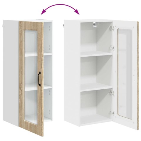 VidaXL Front do zmywarki Kalmar Dąb Sonoma 40 x 31 x 100 cm