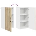 VidaXL Front do zmywarki Kalmar Dąb Sonoma 40 x 31 x 80 cm