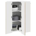 VidaXL Front do zmywarki Kalmar Dąb Sonoma 57 x 57 x 100 cm