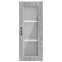 VidaXL Front do zmywarki Kalmar Szary Sonoma 40 x 31 x 100 cm