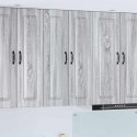 VidaXL Front do zmywarki Kalmar Szary Sonoma 60 x 31 x 100 cm