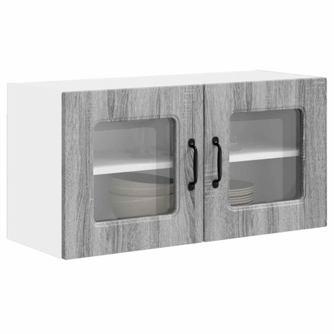 VidaXL Front do zmywarki Kalmar Szary Sonoma 80 x 31 x 40 cm