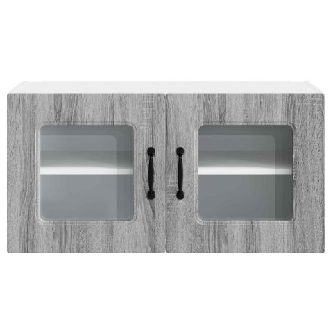 VidaXL Front do zmywarki Kalmar Szary Sonoma 80 x 31 x 40 cm