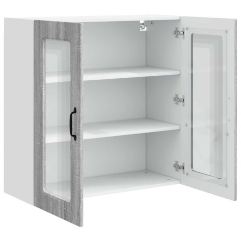 VidaXL Front do zmywarki Kalmar Szary Sonoma 80 x 31 x 80 cm