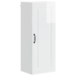 VidaXL Front do zmywarki Kalmar Wysoki połysk biały 40 x 31 x 100 cm