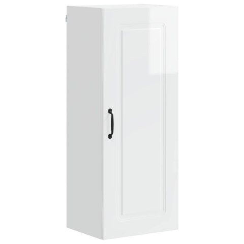 VidaXL Front do zmywarki Kalmar Wysoki połysk biały 40 x 31 x 100 cm
