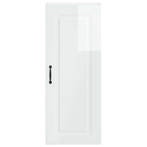 VidaXL Front do zmywarki Kalmar Wysoki połysk biały 40 x 31 x 100 cm