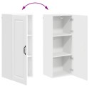 VidaXL Front do zmywarki Kalmar Wysoki połysk biały 40 x 31 x 100 cm
